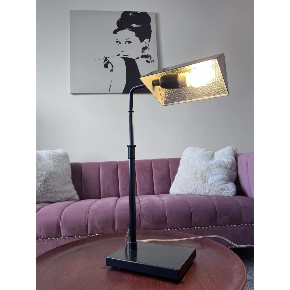 Rare‎ Vintage Ralph Lauren Adjustable Banker Desk Lamp Working